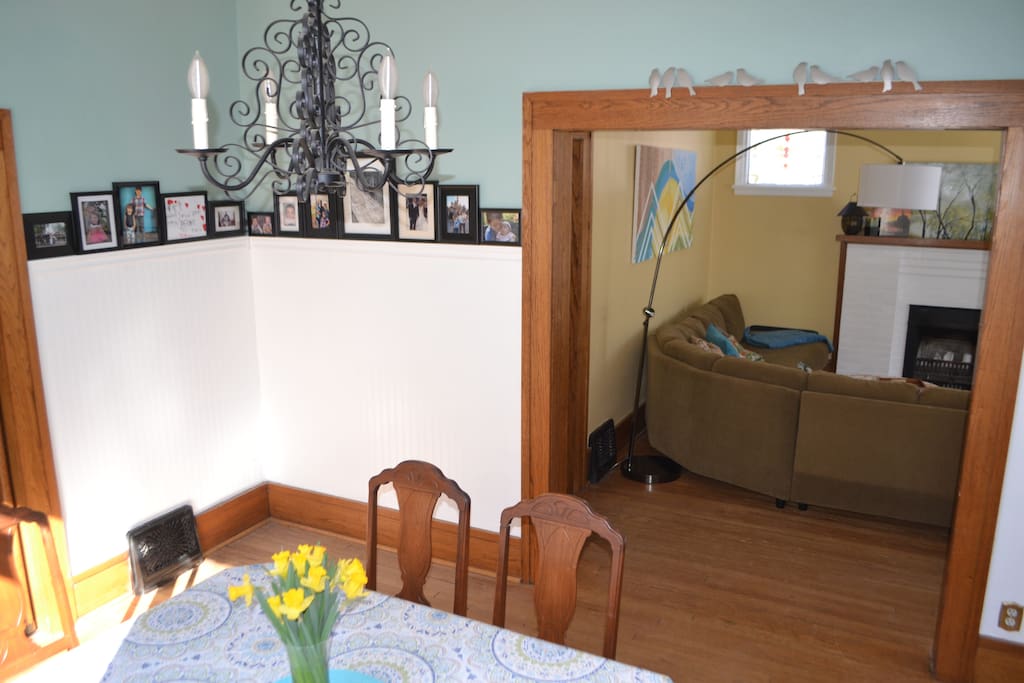 Dining Area with table that can accommode 6-10ppl