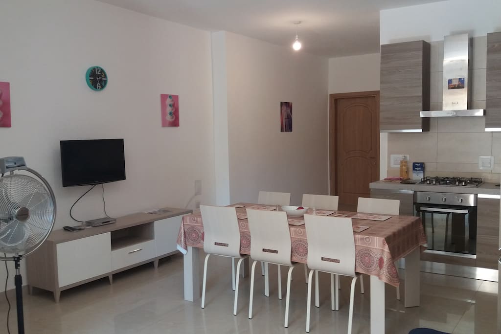 Dinning Room, Living Room and Kitchen Combined.