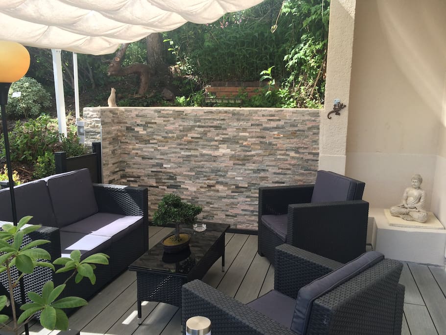 Votre terrasse privative.