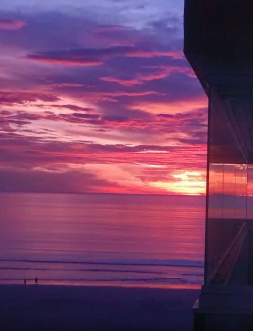 Por do Sol - vista da varanda