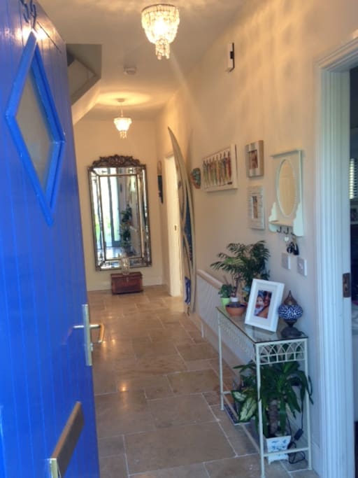 Bright and welcoming entrance hallway