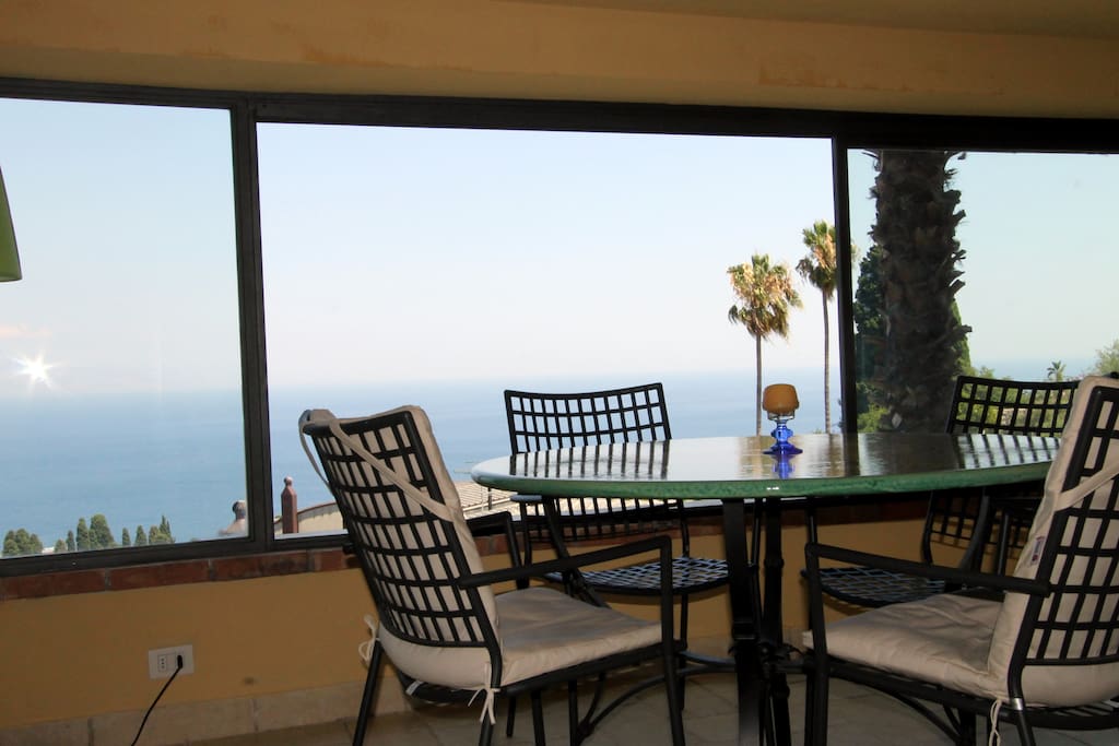 The amazing view from the Full covered Patio ;windows are openable and there is also a balcony