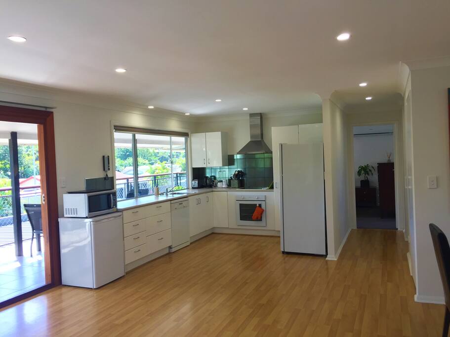 Open plan kitchen