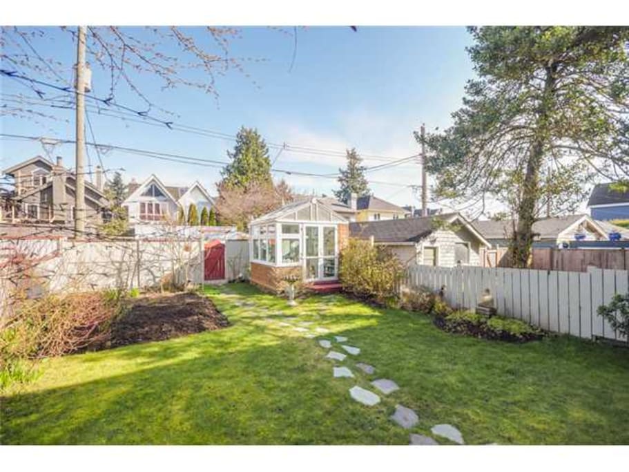 Overlooks back yard.