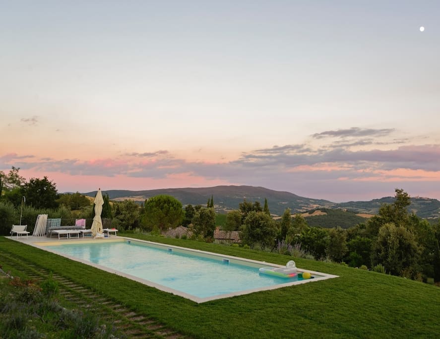 The swimming pool
