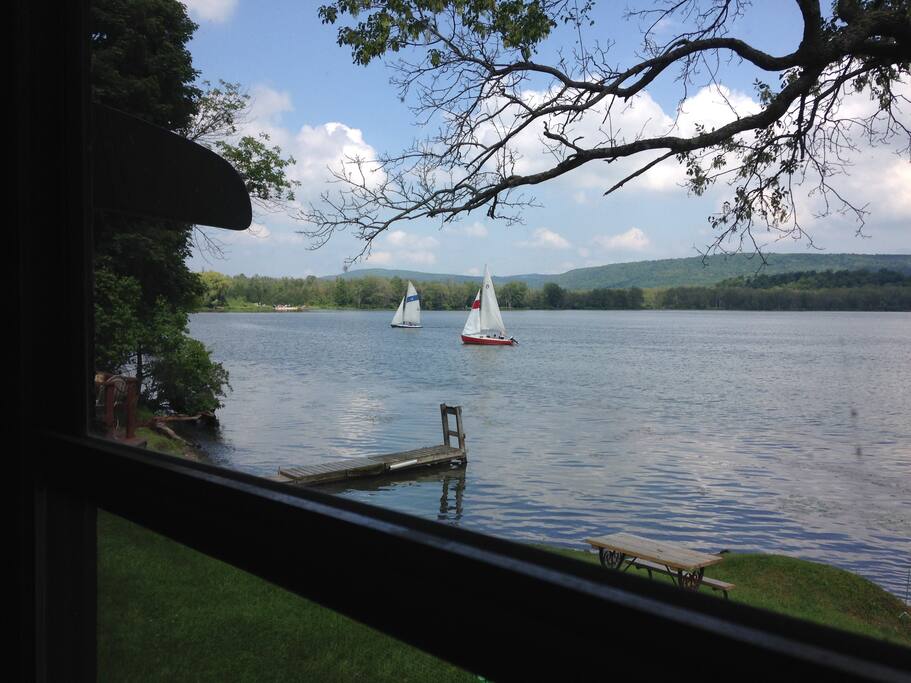 From inside the cabin!