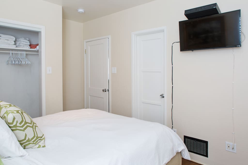 Master bedroom TV