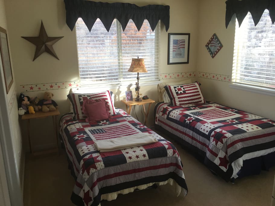 Second bedroom twin beds