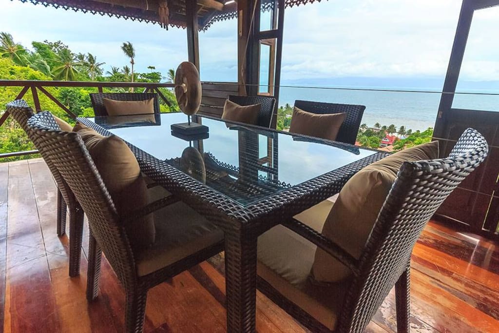 View from diningtable