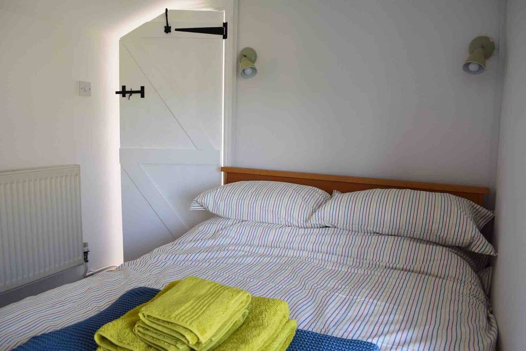 Terrace bedroom with top quality Vi-Spring double mattress