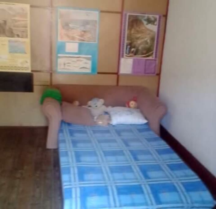 One of the rooms of the B&B