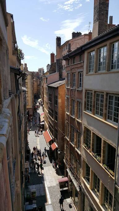 Vue sur la rue Saint Jean