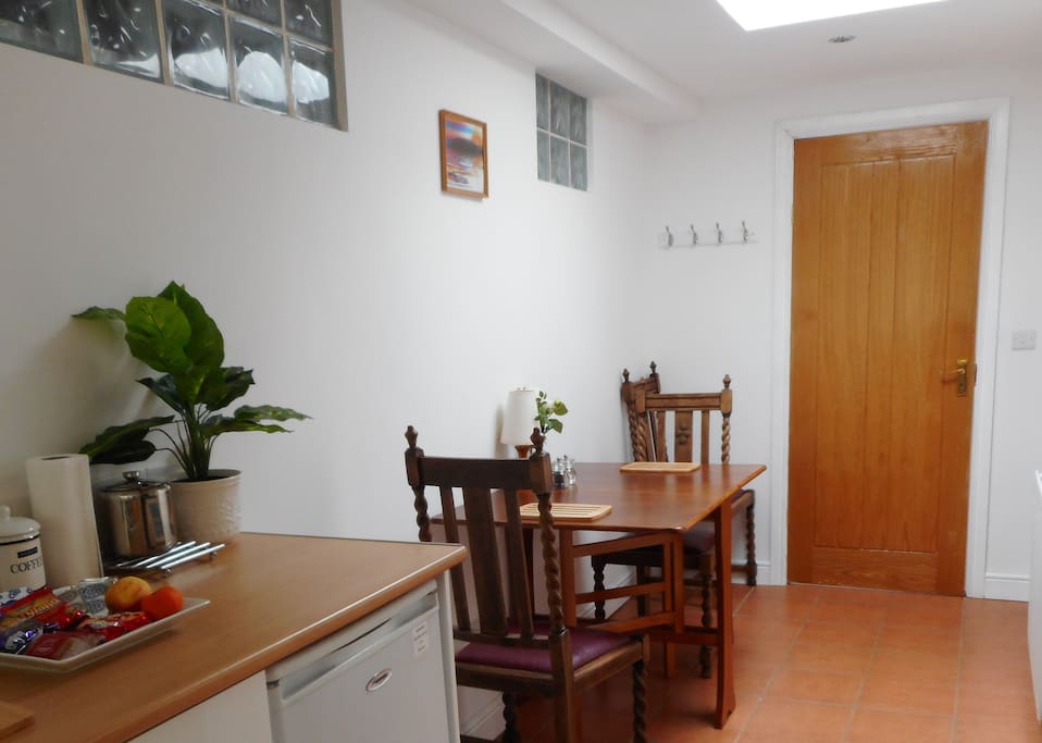 Kitchen and dining area