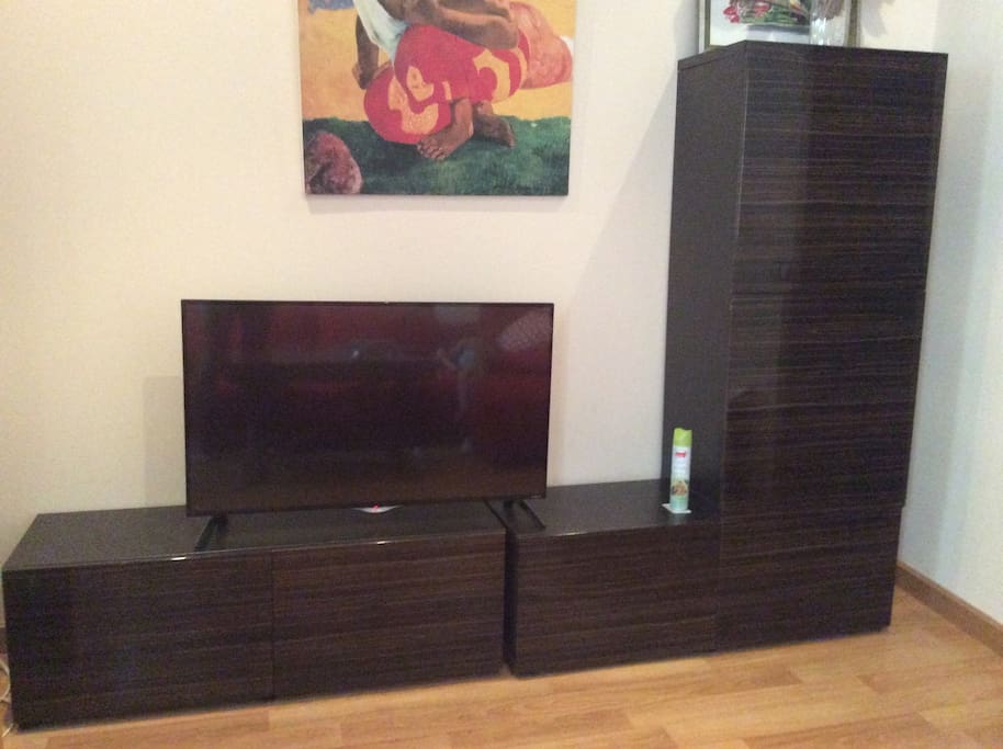 Salón con sofá cama