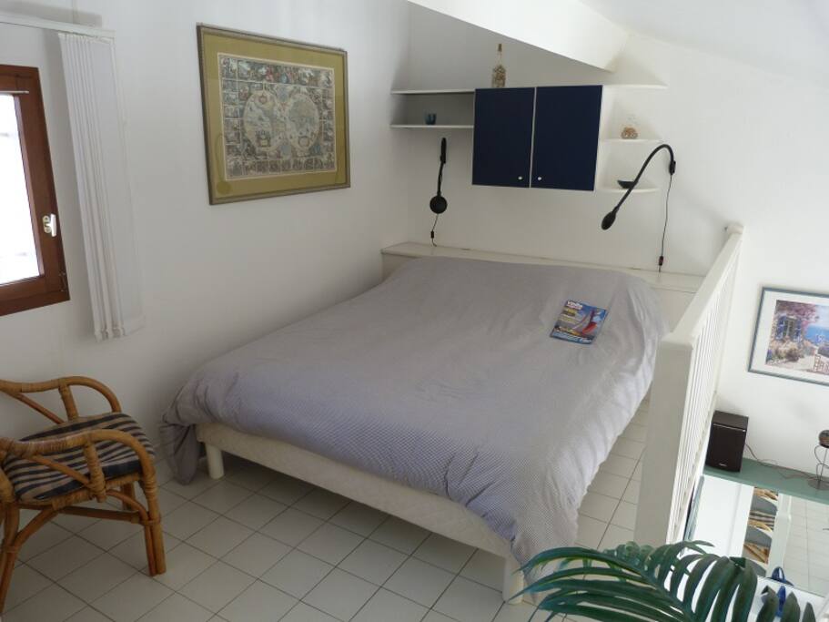 Chambre avec lit en 160 sur Mezzanine