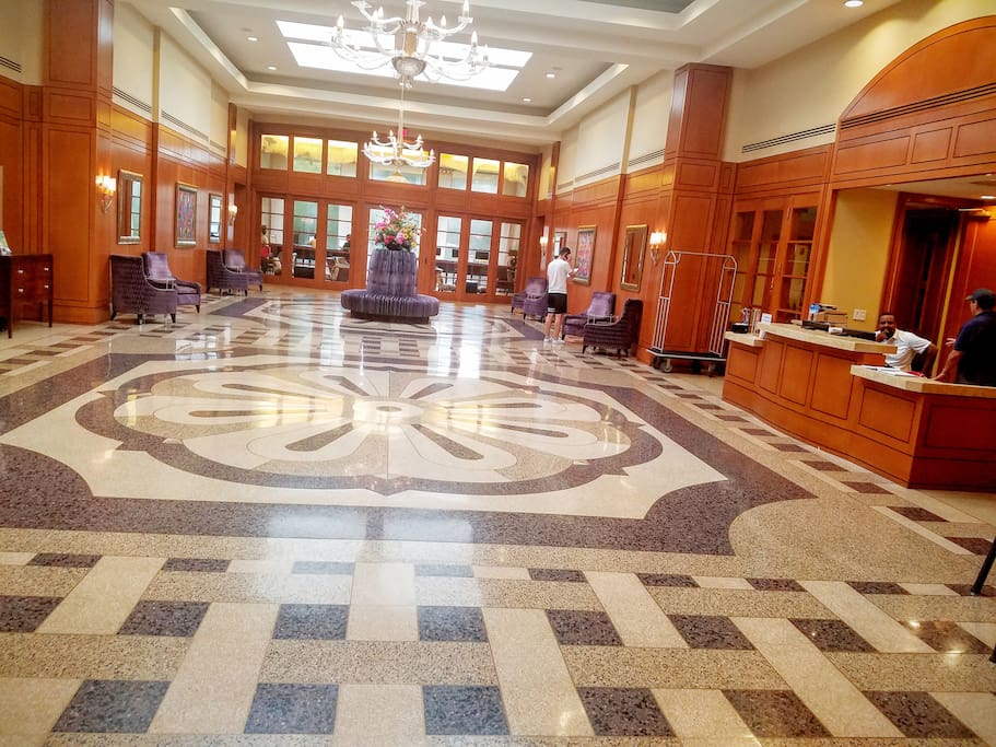 Lobby of the building
