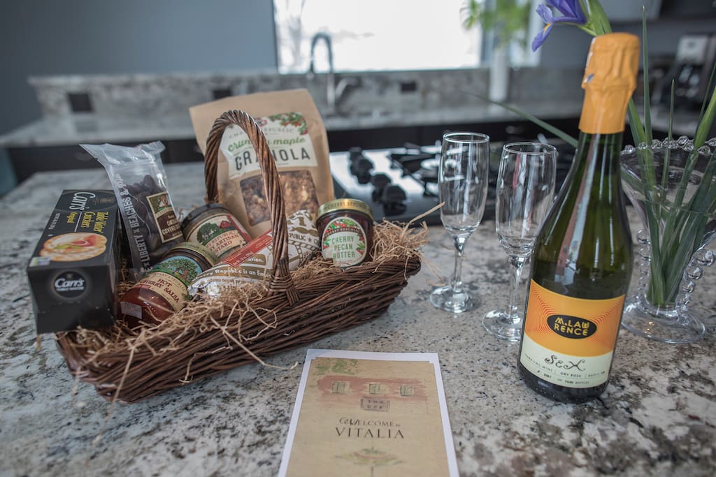 Your welcome gift upon arrival of local tastes!