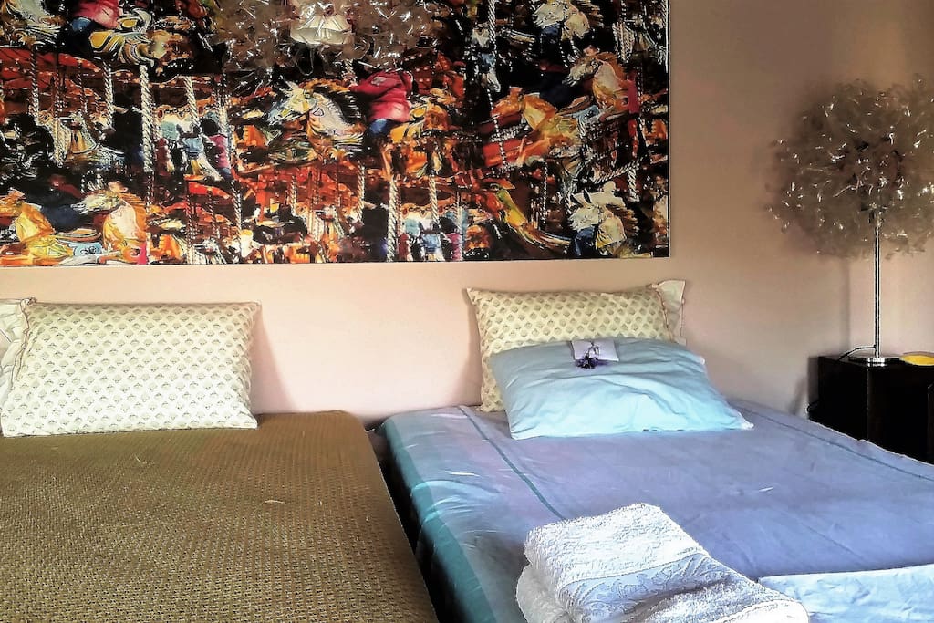 Guests' beds