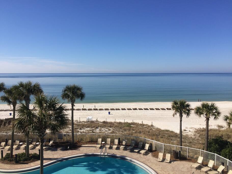 This is your view from the 4th floor condo on the ocean!