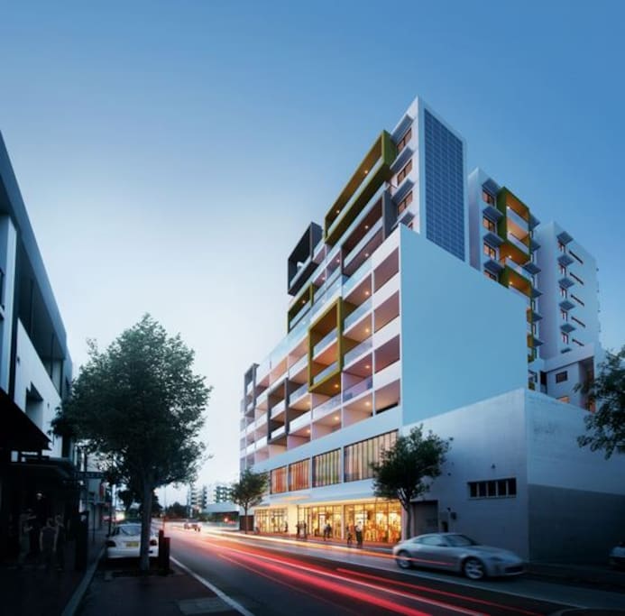 Exterior View of Edge Apartments
