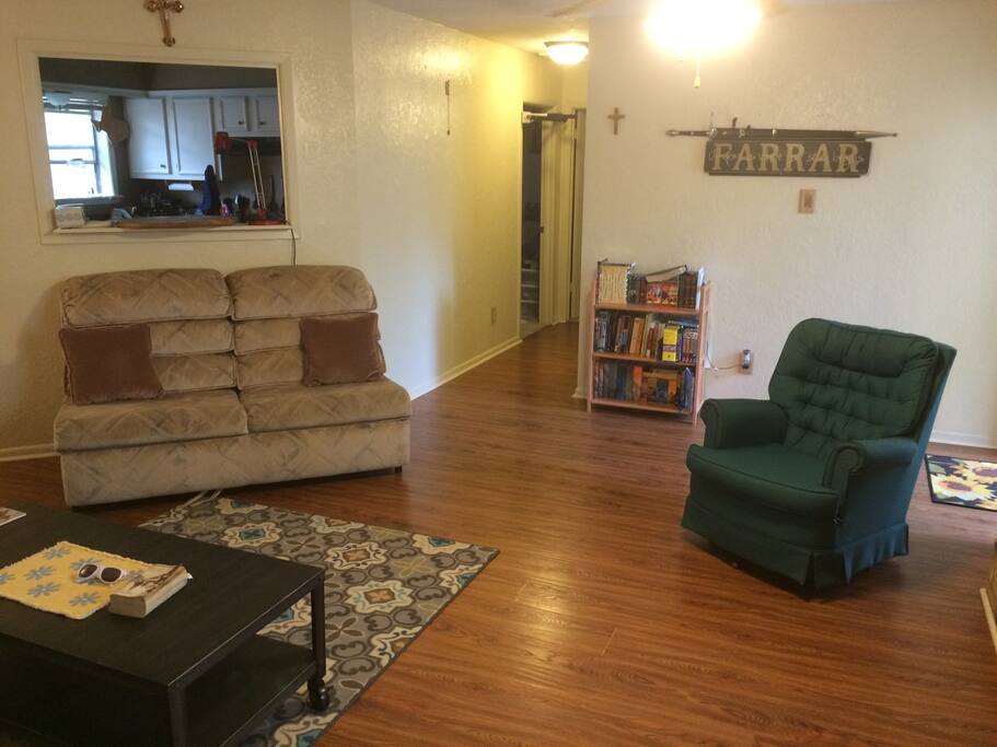 Living room as seen from entry way.