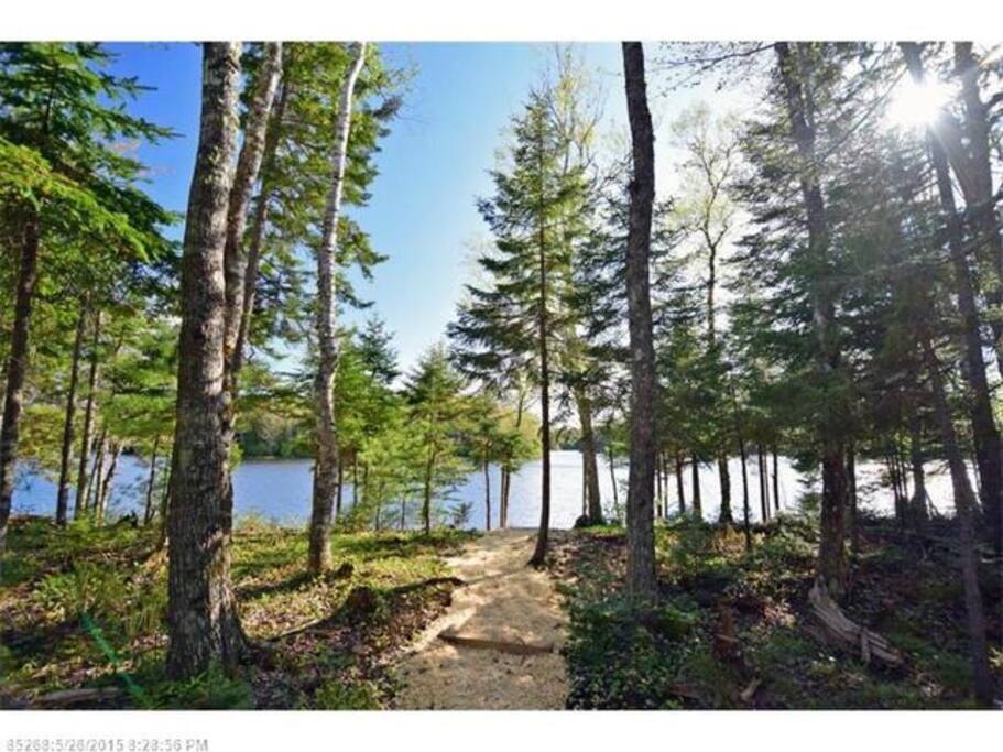 Enjoy the sights and sounds of nature that abound in Maine. Lay in the sun, fish or observe birds from the dock.