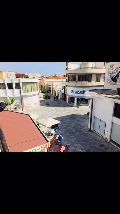 The view from balcony