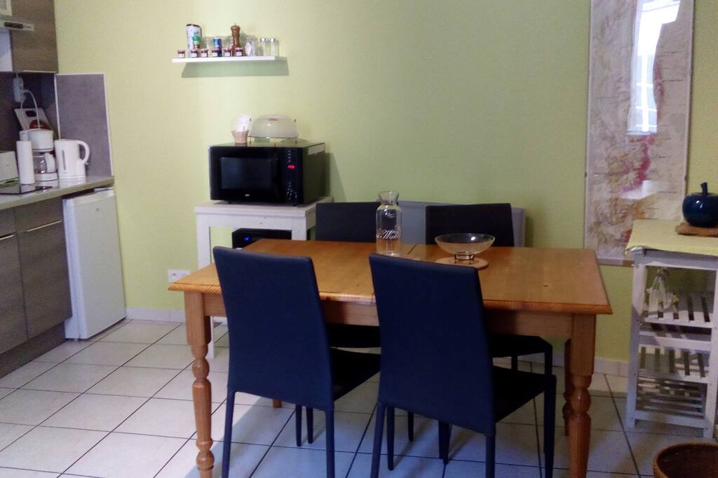 Le coin cuisine/repas