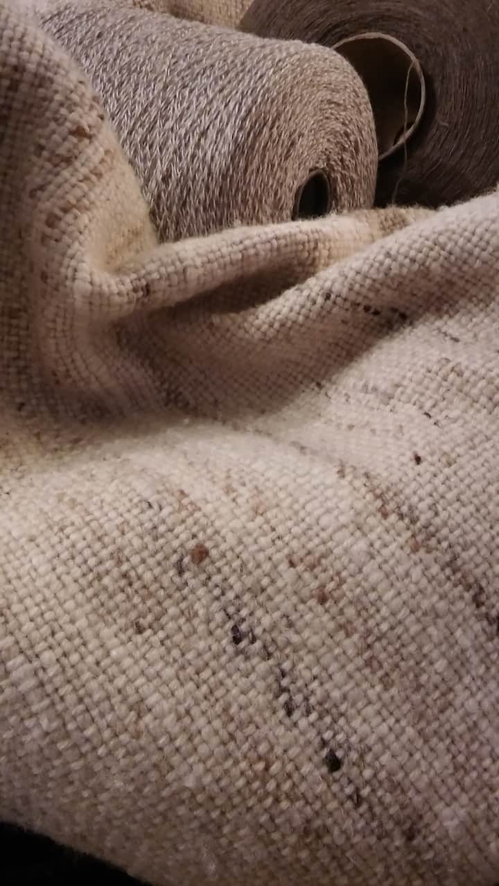 Tradičné tkanie s prírodnou ovčí vlnou... Vráťte sa do Musée de Marvejols, dve izby sú venované šťastiu.