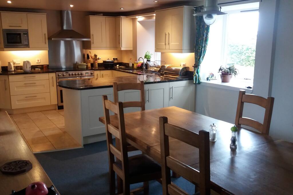 Shared Kitchen and Dining Area