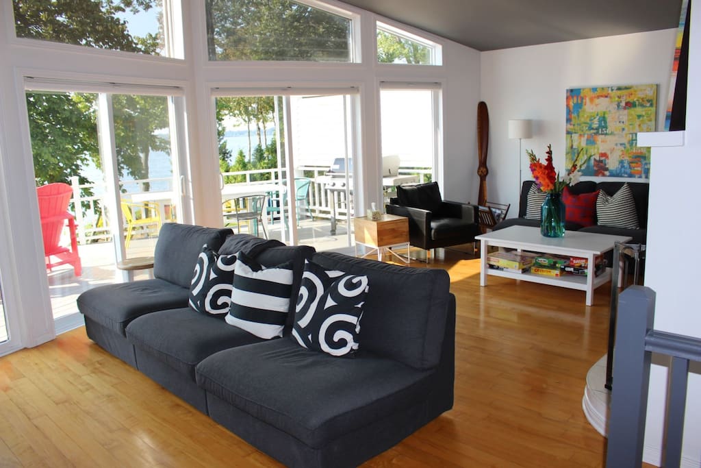 Bright Living Room Area