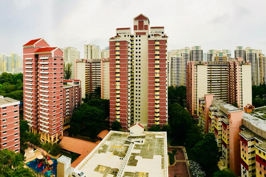 Unblocked views from 18th floor!