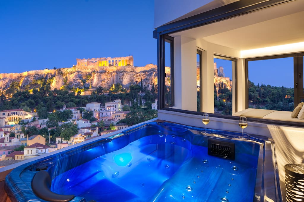 Athens AVATON - Acropolis Suite with Jacuzzi - Apartments for Rent in