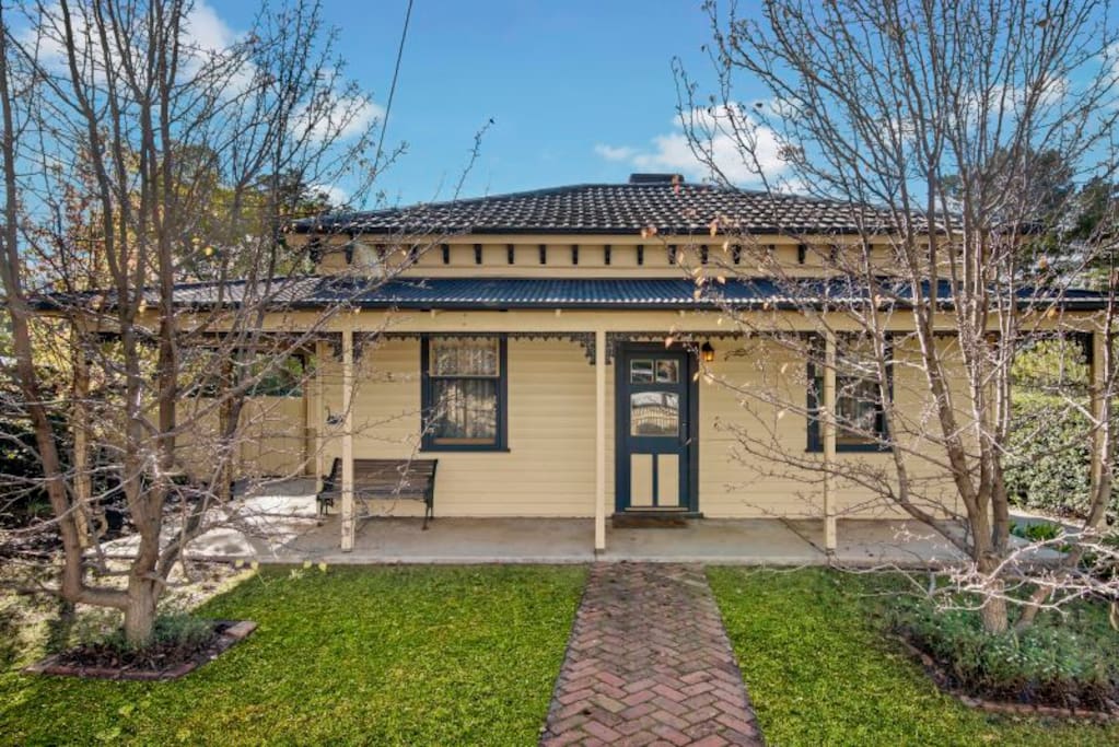 Front view of the house