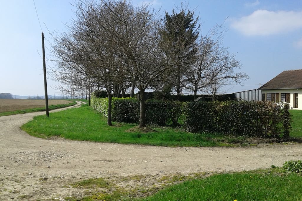entrée du gite