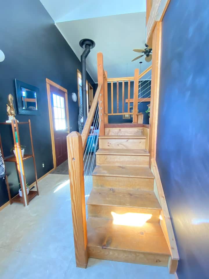 บันไดขึ้นไปที่ลอฟท์ 