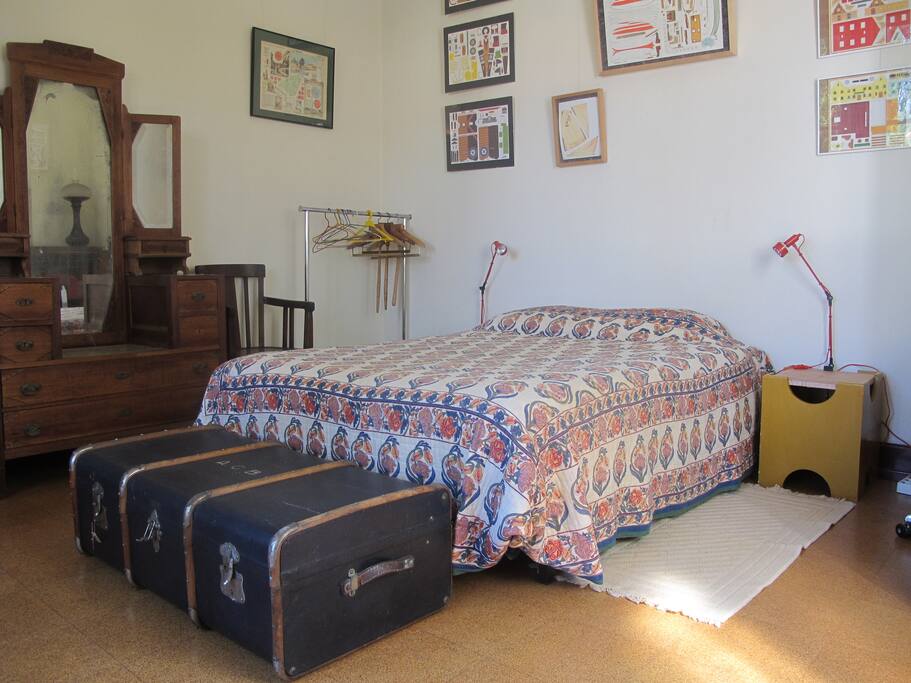 the bedroom