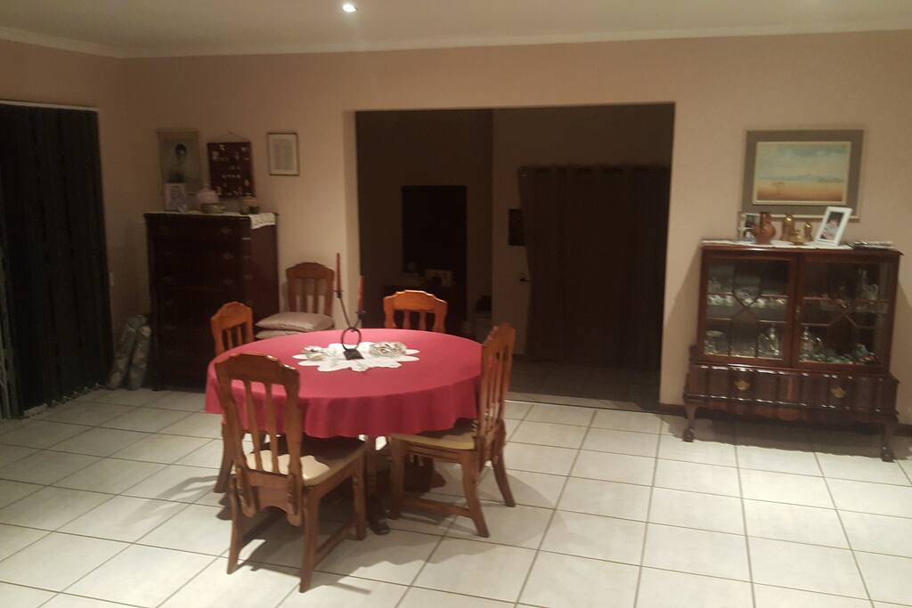Our dining area.
