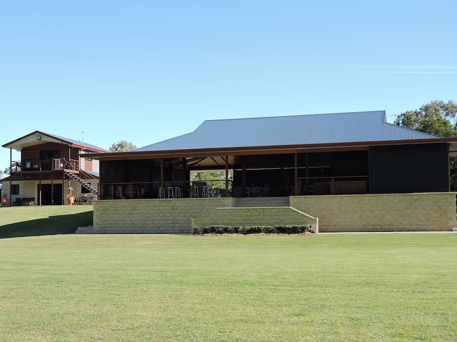 Villa accommodation and barn facility