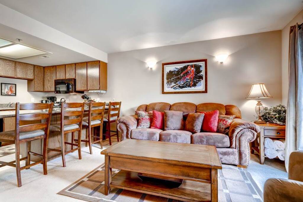 Powder Pointe #201A Living Area