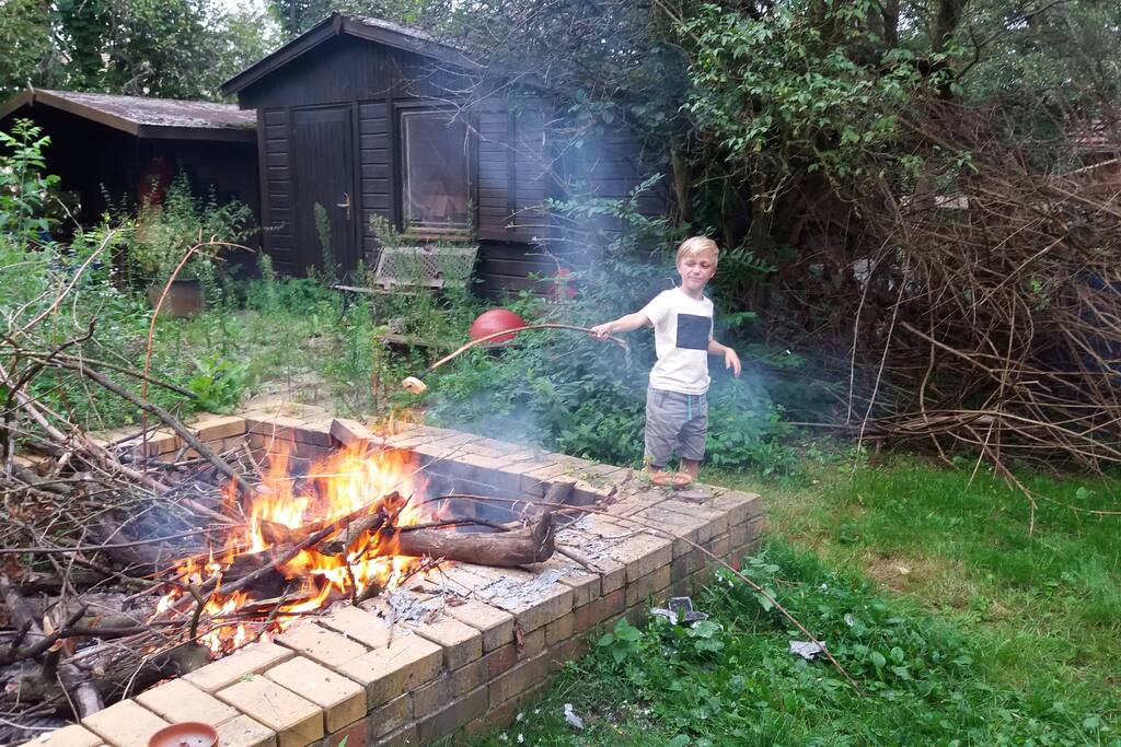 Die Feuerstelle im Garten