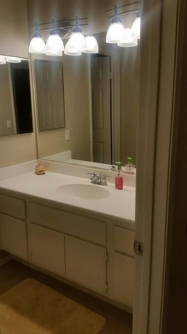 Shared Bathroom with Shower.