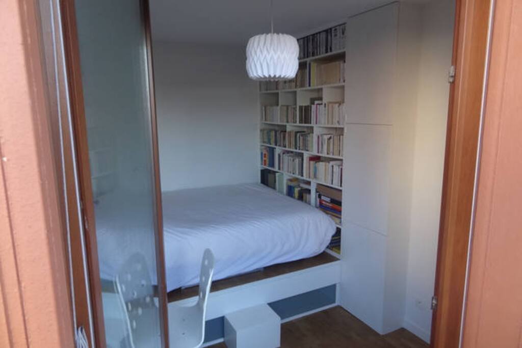 La chambre vue de la terasse