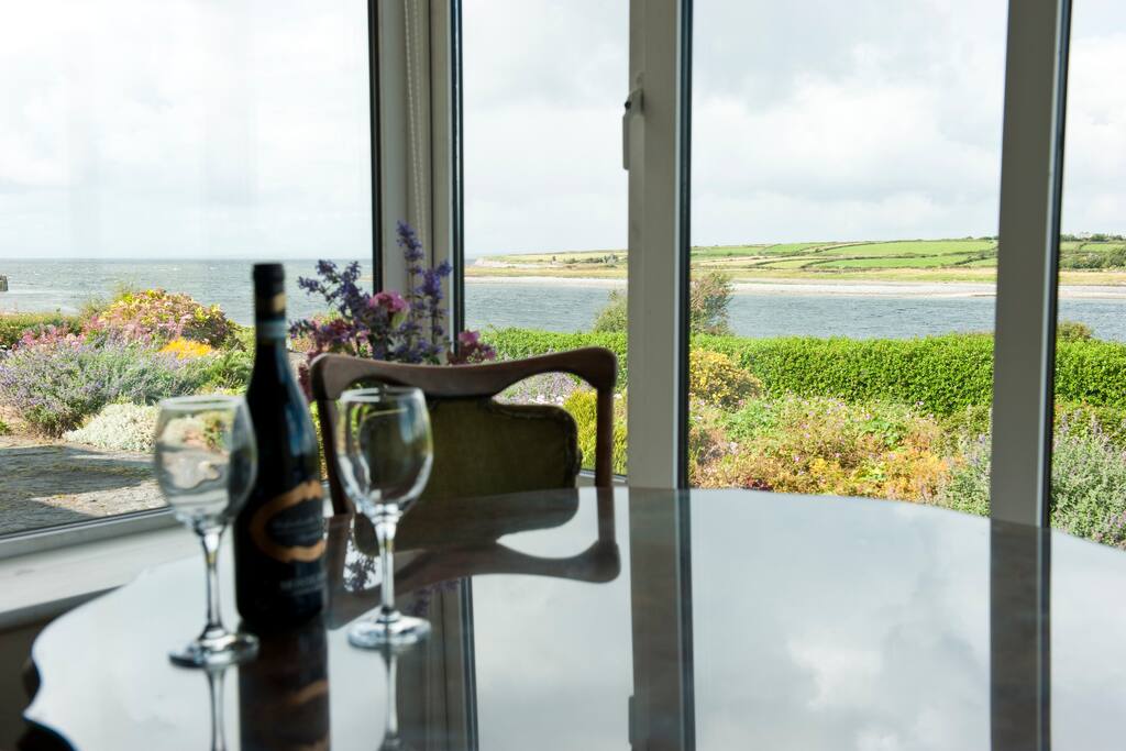 View from the dining area