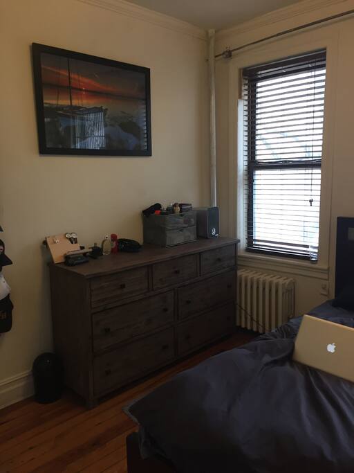 Private Master Bedroom Furnished with Cabinets