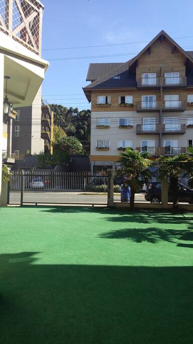 Vista da frente do apto.