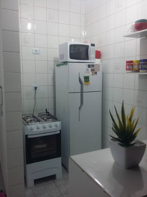 Cozinha a sua disposição.