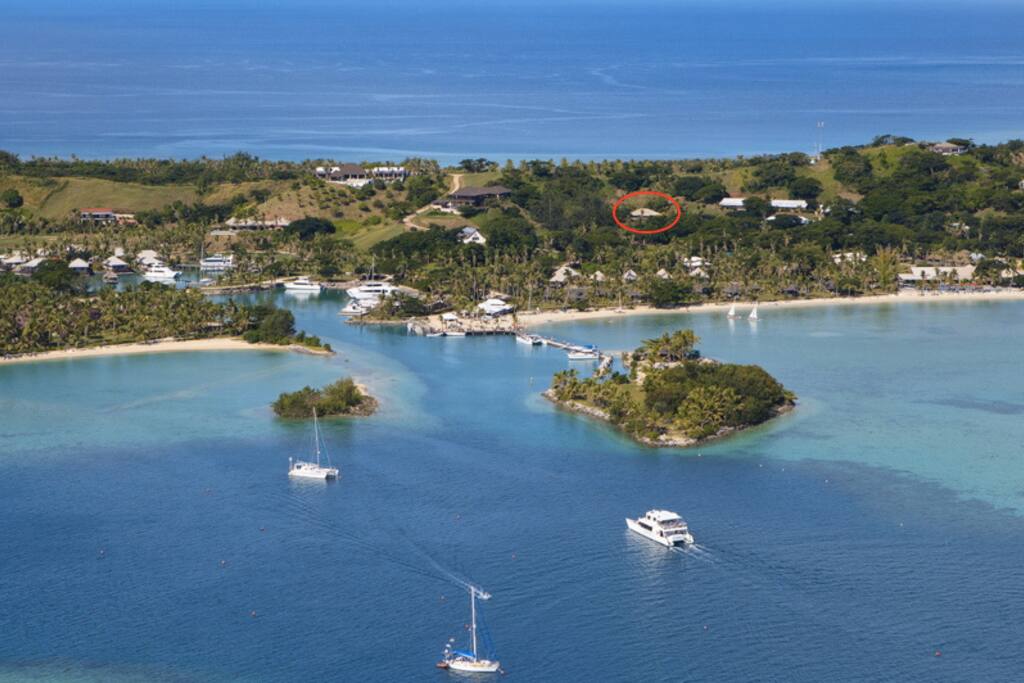 Welcome to Musket Cove Resort
and Villa Oasis - Villa Location (circled)