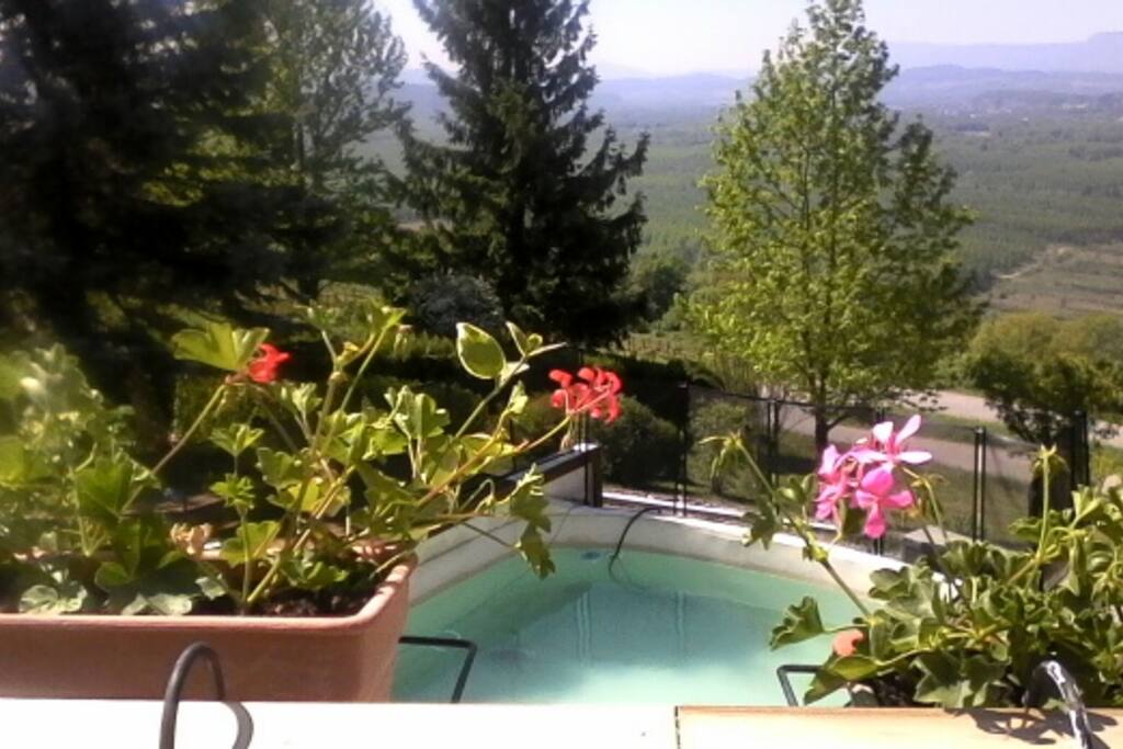 vue de la terrasse supérieure