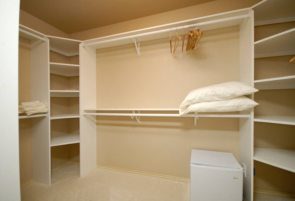 Master walk-in closet